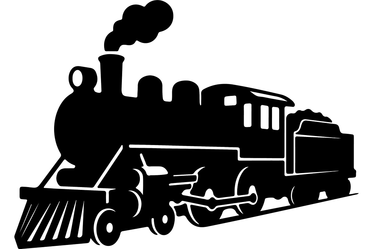 Steam locomotive and diesel train, a Transportation Illustration by jahid234 (Photo 4 of 13)