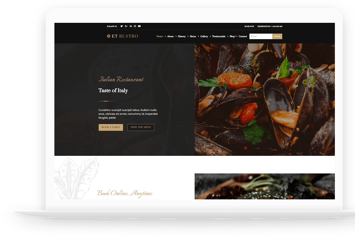 ET Rustro Onepage WordPress Theme, a WordPress Template by LTheme (Photo 2 of 2)