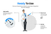 Cartoon Doctor – Set of 45 Poses, a Person Illustration by 3DMask (Thumbnail 2 of 6)
