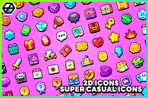 2D Icons - Super Casual Icons