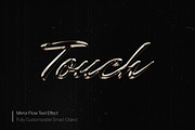 Mirror Flow Text Effect (PSD), a Layer Style Add-On by Posterfello (Thumbnail 1 of 3)