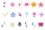 Icon Pack: Flower Flat (50 Icons), an Icon by soglamun (Thumbnail 3 of 6)