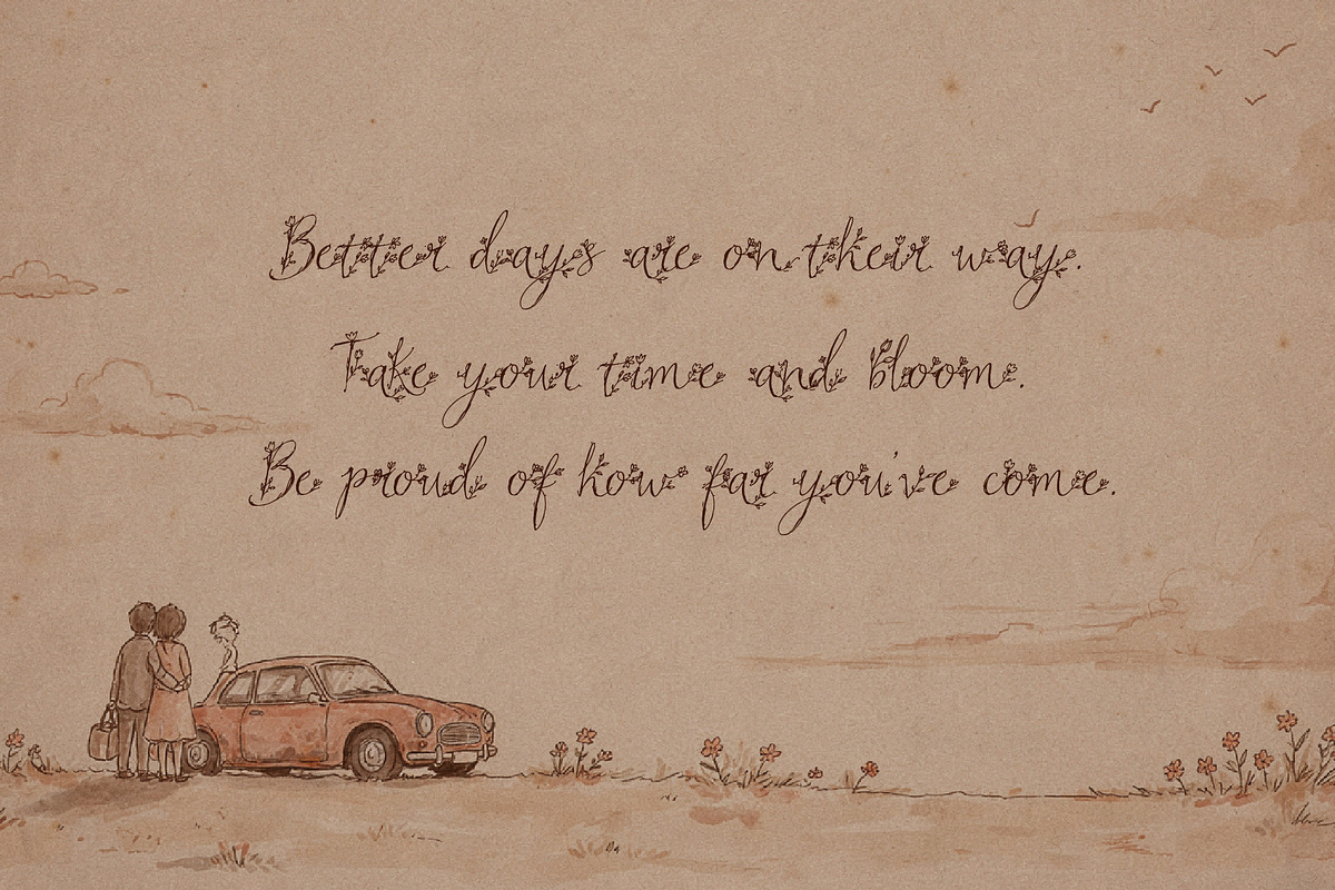 WindeRums - Rustic Floral Script, a Script Font by HypeWorksCo (Photo 10 of 15)