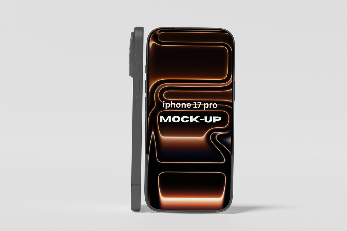 IPHONE 17 PRO, an iPhone Mockup by kebunmockup (Photo 2 of 5)