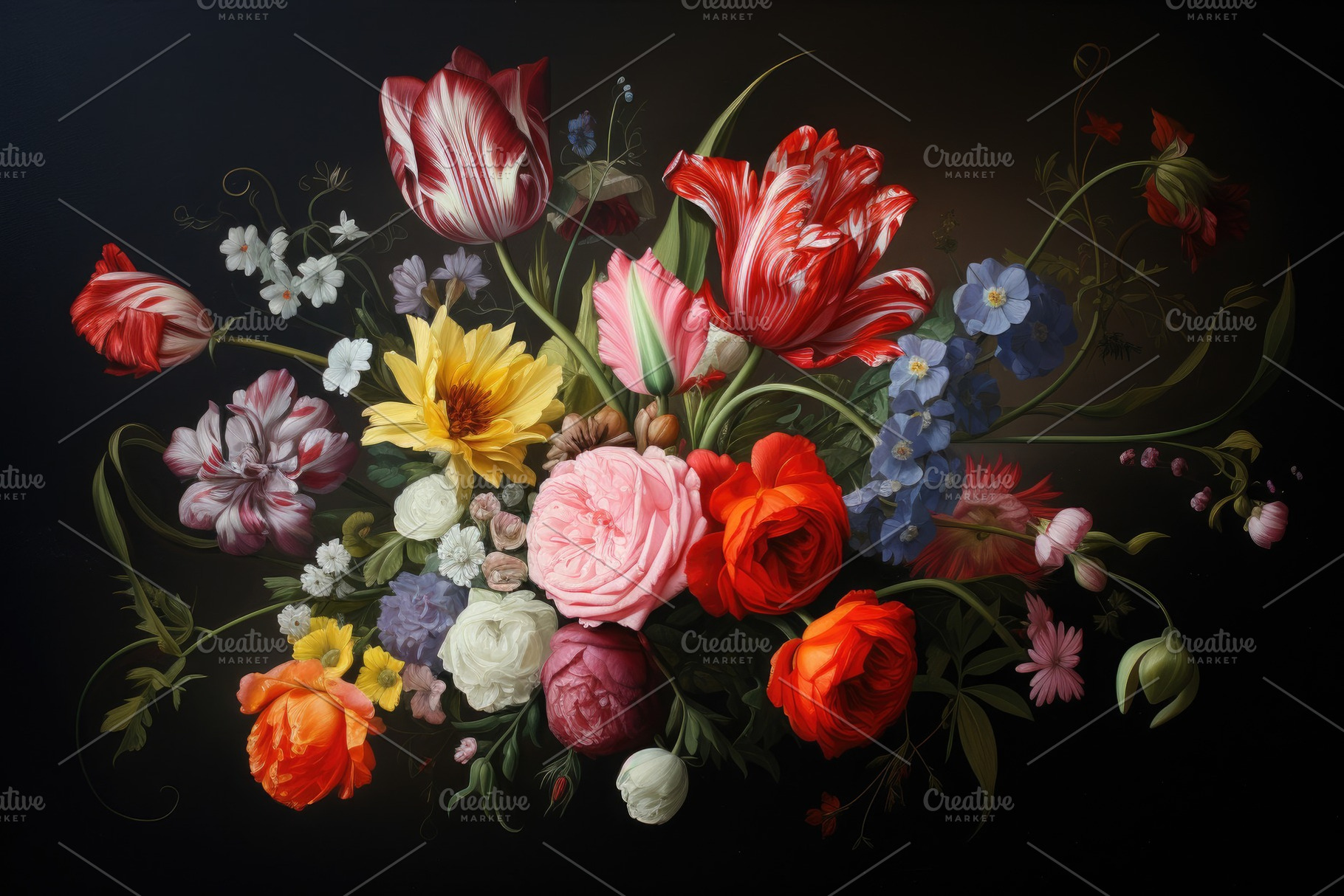 Beautiful spring bouquet of flowers, a Photo by Iftikhar Alam