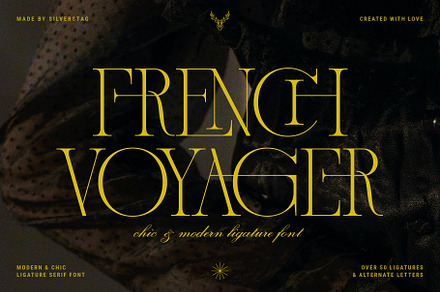 French Voyager - Chic Ligature Serif, a Serif Font by SilverStag Type Foundry