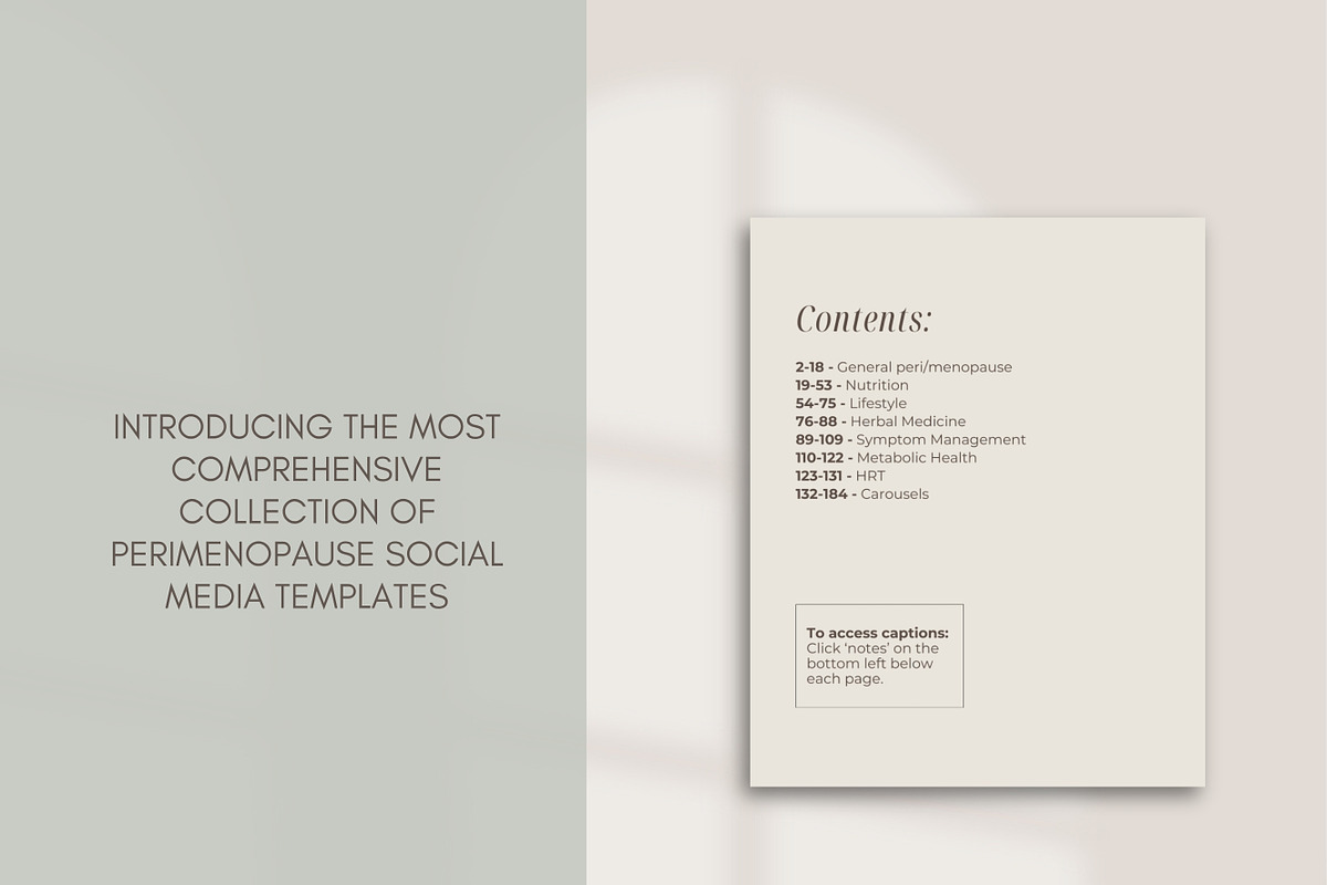 Menopause Instagram Posts Canva preview 2