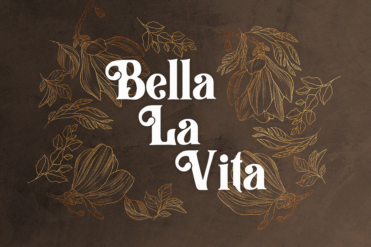 Praline Amaretto - Vintage Font, a Serif Font by Layerform Design Co. (Photo 4 of 5)