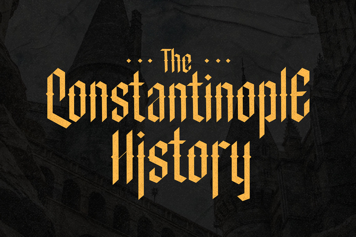 Something Damage - Blackletter, a Blackletter Font by Novitype (Photo 3 of 10)