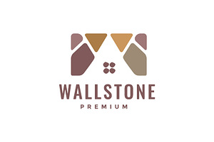 house wall stone classic logo, a Branding & Logo Template by devastd