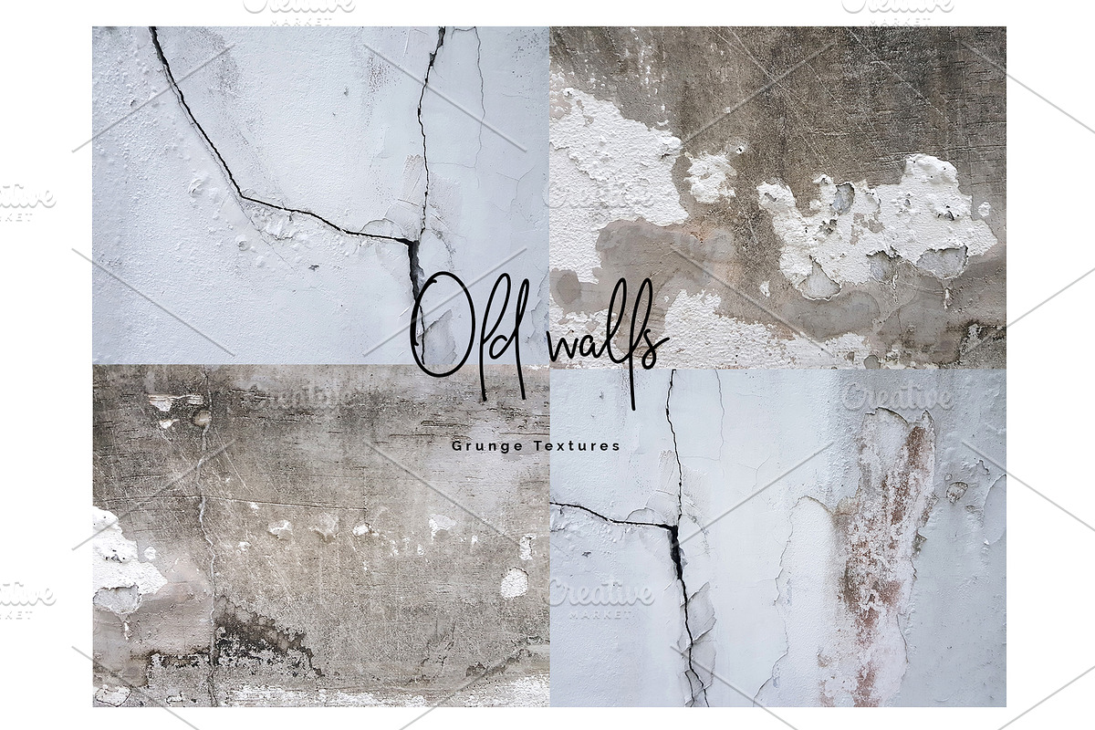 Old Walls Grunge textures, a Texture Graphic by aniunova (Photo 4 of 6)