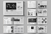 Company Profile Template Layout, a Brochure Template by ContestDesign (Thumbnail 1 of 5)