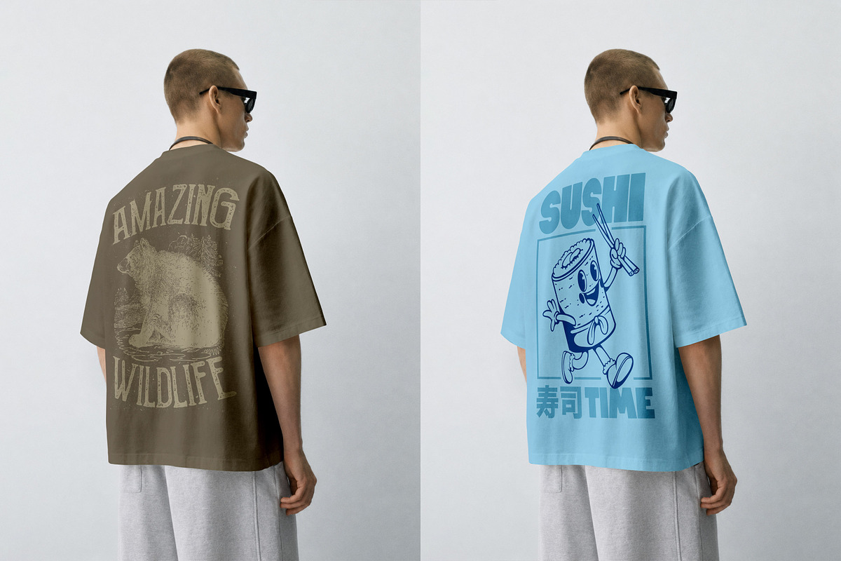 T-Shirt Back Mockup PSD - Male Model, a Shirt Mockup by Rymden_Fl (Photo 3 of 5)