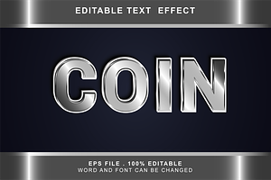 Coin Text Effect Editable