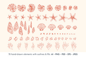 Sea Life Clipart And Patterns