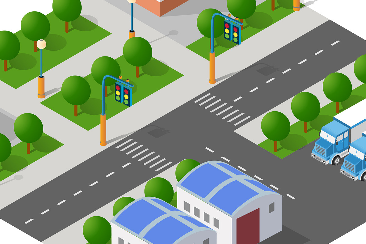Isometric city constructor, a Graphic by AlexZeL (Photo 8 of 16)