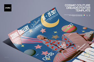 Cosmic Dreams Poster Template, a Poster Template by creatsy5