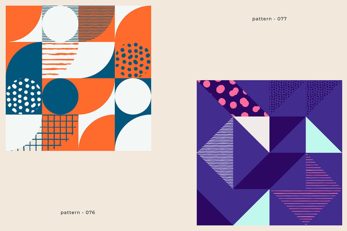 GeoAbstract - 100 Vector Patterns, a Pattern Graphic by Léo Alexandre (Photo 19 of 22)
