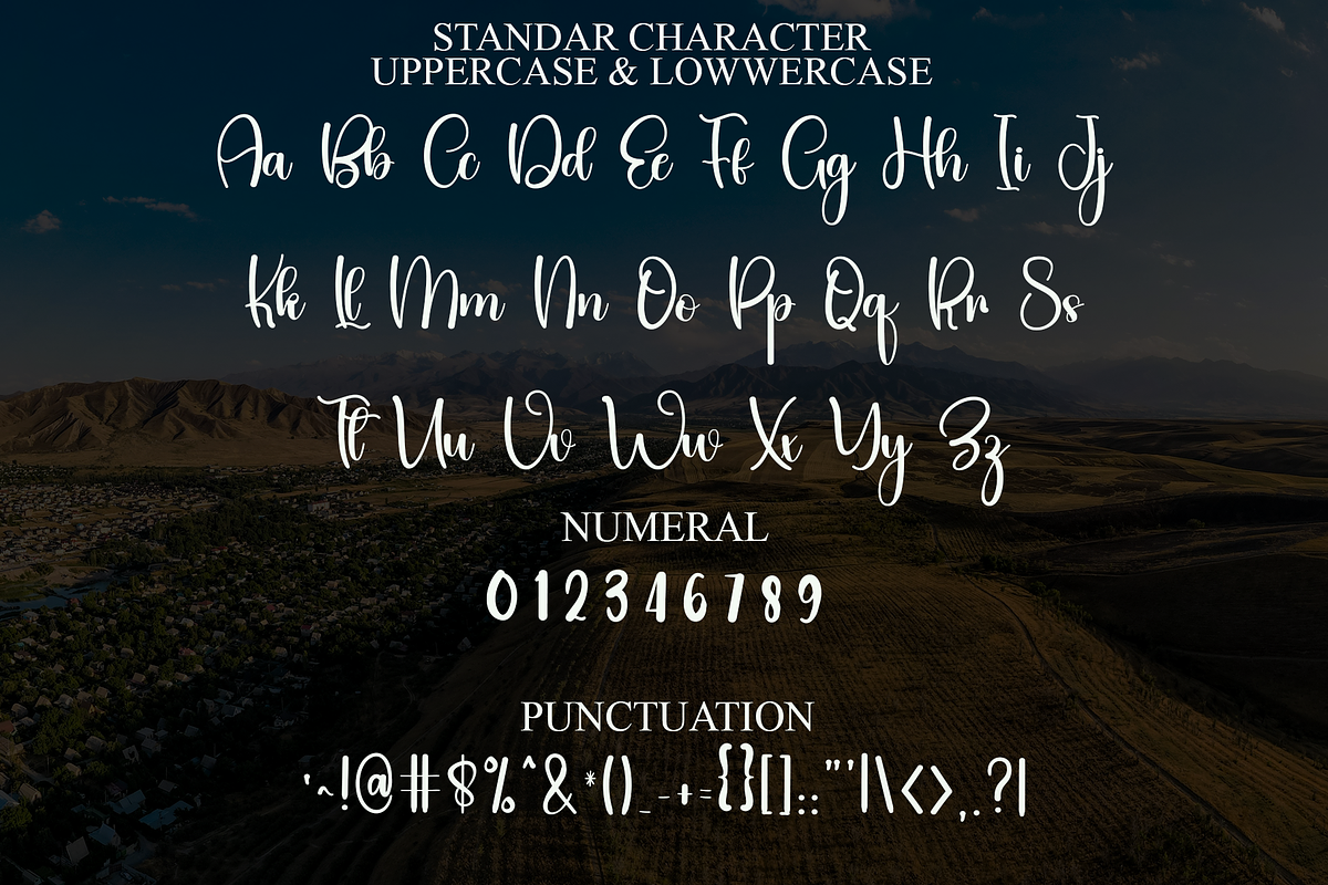Autumn Memories, a Handwritten Font by InermediaSTUDIO (Photo 7 of 8)