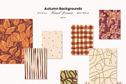 Hand Drawn Autumn Backgrounds, a Background Graphic by Yuliia Lashevska (Thumbnail 9 of 10)