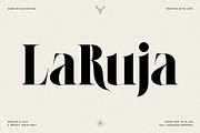 LaRuja - Modern Serif Typeface, a Serif Font by SilverStag Type Foundry (Thumbnail 1 of 20)