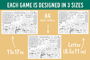 Dinosaur coloring activity play mats, an Education Illustration by Lexi Claus (Thumbnail 5 of 6)