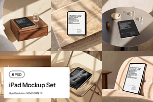 Aesthetic iPad Mockup Set, an iPad Mockup by The Noma Studio