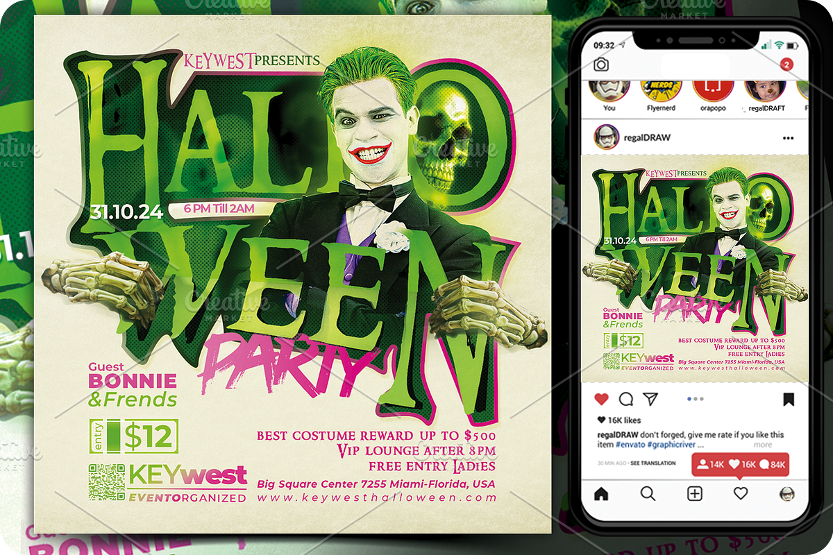 Halloween Flyer, a Flyer Template by regalDRAW (Photo 2 of 3)