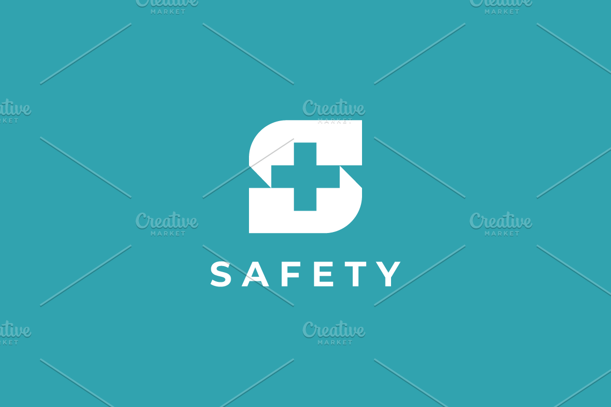 Safety Letter S Plus Positive Logo, a Branding & Logo Template by yopie (Photo 2 of 3)