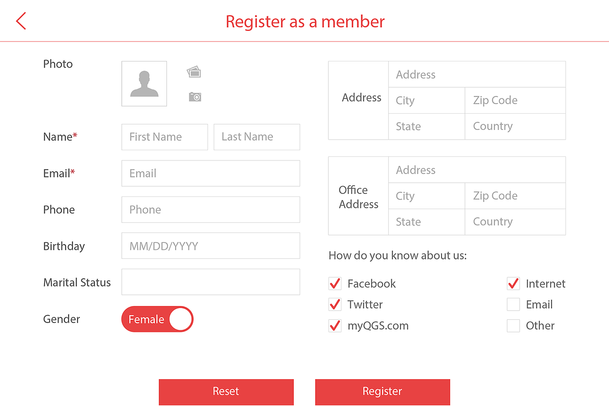 Touch Spa UI Kit, an UI Kit Template by hoangpts (Photo 4 of 8)