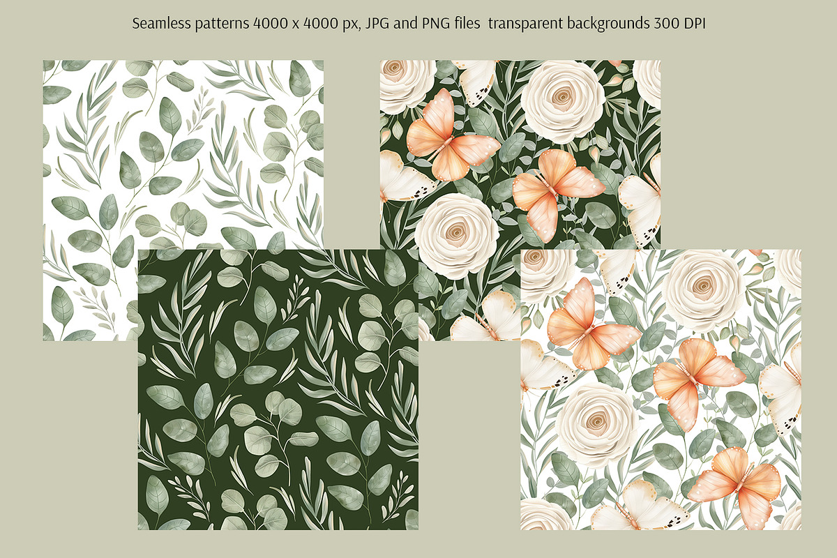Everbloom Floral Collection, a Decorative Illustration by Anna Druzhkova (Photo 12 of 22)