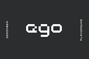 Woqna Pixel Tech Font, a Font by baqoos (Thumbnail 3 of 9)