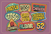 TNSC Gizard - Psychedelic Font, a Sans Serif Font by The Native Saint Club (Thumbnail 6 of 13)