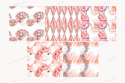 Bachelorette Party Digital Paper, a Pattern Graphic by GlamArtZhanna (Thumbnail 3 of 4)
