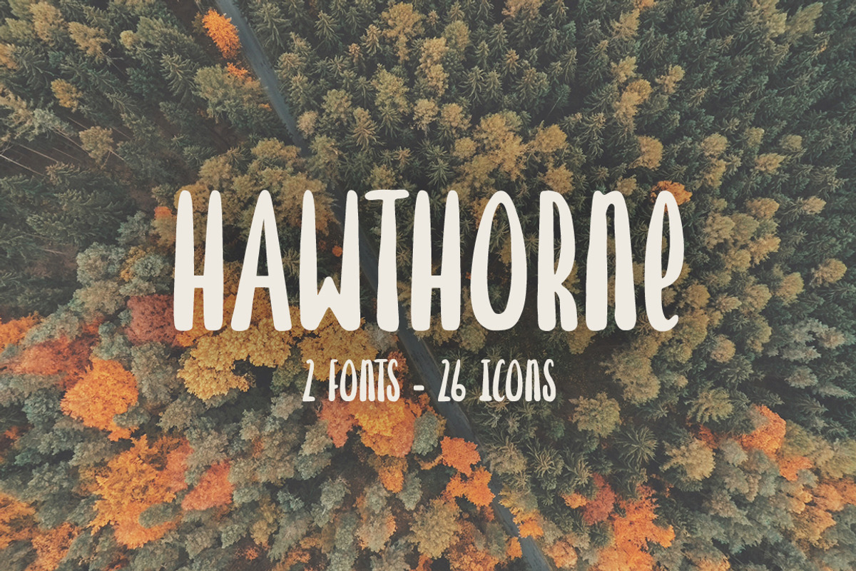 Hawthorne Hand Drawn Font
