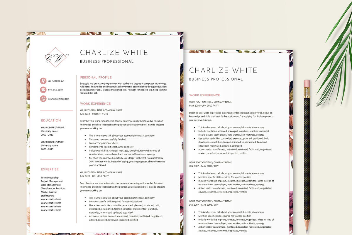 CV Template | Resume, a Resume Template by Stanin Studio (Photo 2 of 10)