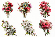 Whimsical Spring flowers clipart, an Illustration by Designworld (Thumbnail 3 of 8)