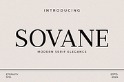 ET Sovane - Modern Serif Elegance, a Serif Font by Eternity Studio (Thumbnail 1 of 10)