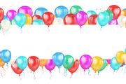Colourful balloon borders, a Decorative Illustration by Yayasya (Thumbnail 2 of 3)