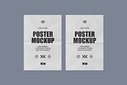 Folded Poster Mockup, an Advertising Mockup by Design Squad (Thumbnail 1 of 5)
