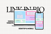 Pastel Link In Bio Template, a Landing Page Template by Anna Design Studio (Thumbnail 1 of 10)