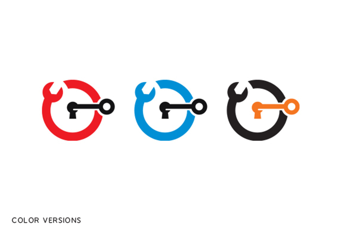 Lock Service Logo Template, a Branding & Logo Template by gunaonedesign