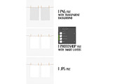 A4 prints mockup with clothespins, a Print Template by Dorado Stock (Thumbnail 2 of 3)
