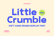 Little Crumble Soft Display Font, a Sans Serif Font by Rasio Studio (Thumbnail 1 of 8)