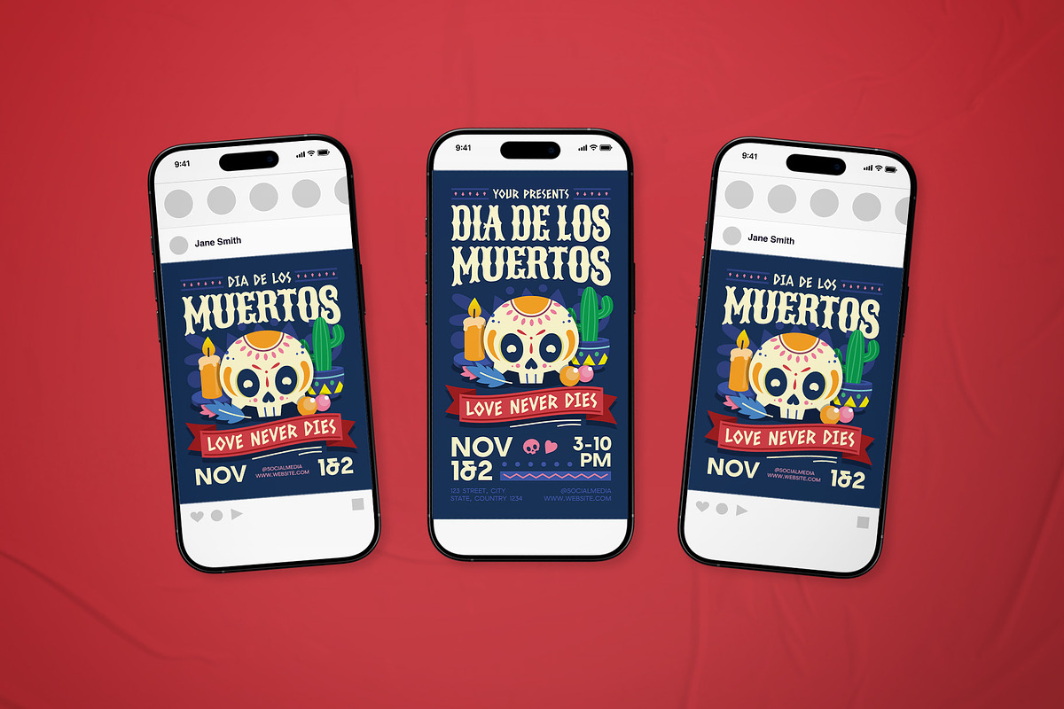 Day of The Dead Event Flyer Set, a Flyer Template by The Good Store (Photo 2 of 2)
