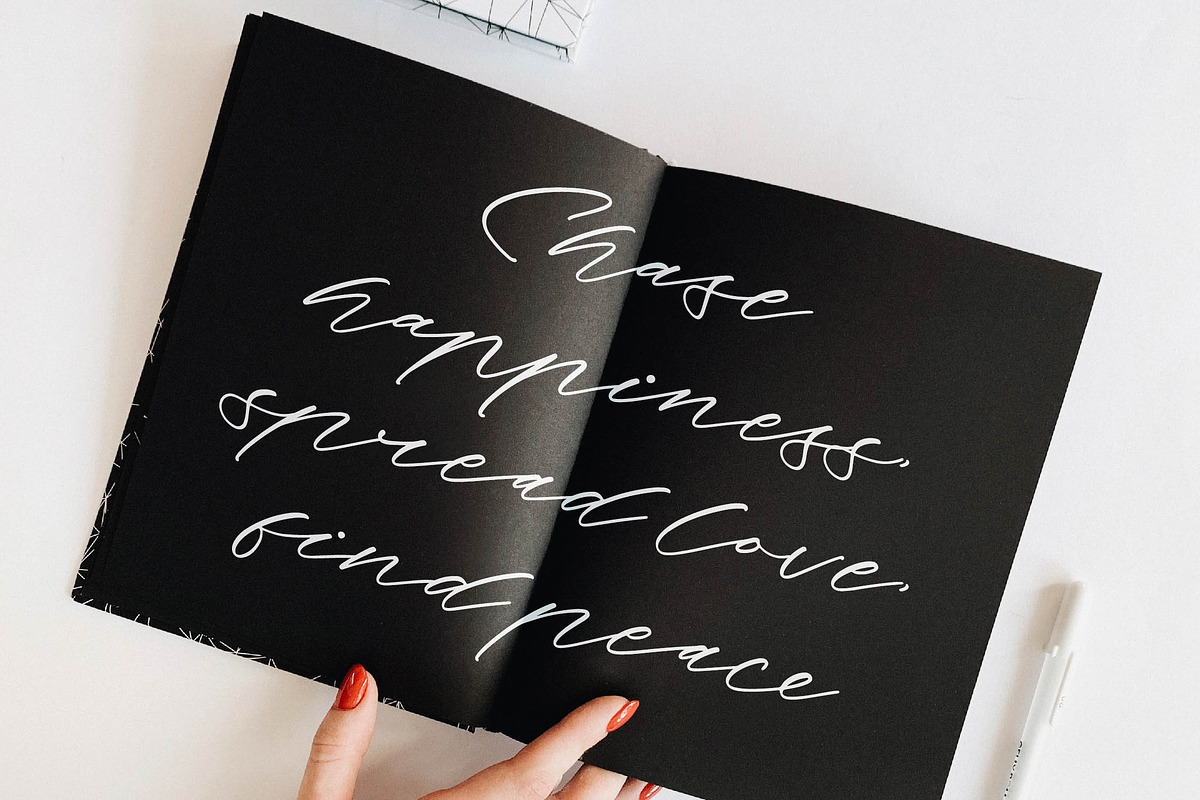 Paradox Horizon Modern Script Font, a Script Font by stylishtype.co (Photo 3 of 20)