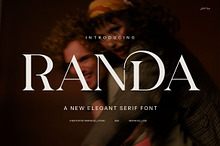 Randa Elegant Serif Font Typeface