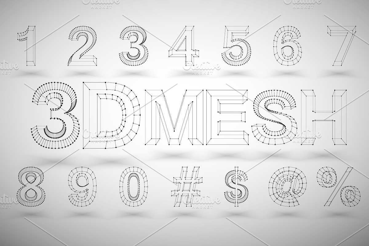 3D Mesh Numbers