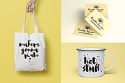 Lemon Shake, a heavy brush font, a Script Font by Rachel White Art (Thumbnail 3 of 14)