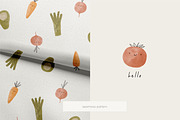 Cute cartoon watercolor vegetables, a Food Illustration by Cute And Wild (Thumbnail 5 of 7)